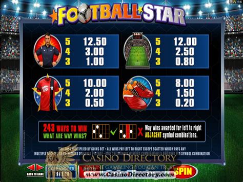Play Football Star slot